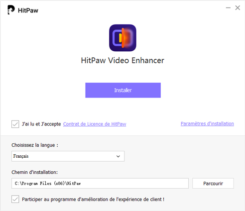Guide Hitpaw video enhancer