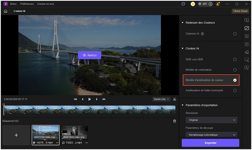 Hitpaw VikPea color enhancement model