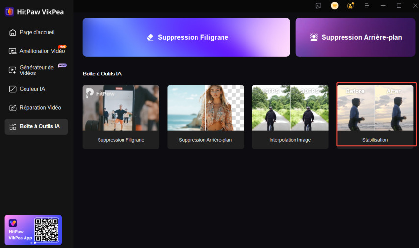 module de stabilisation vidéo