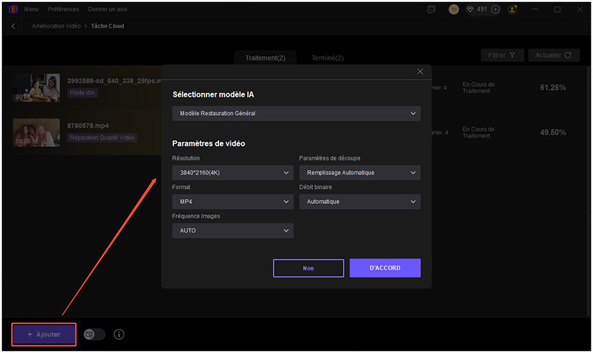 hitpaw vikpea add new task to cloud process