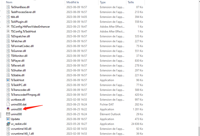 desinstallation hitpaw video enhancer