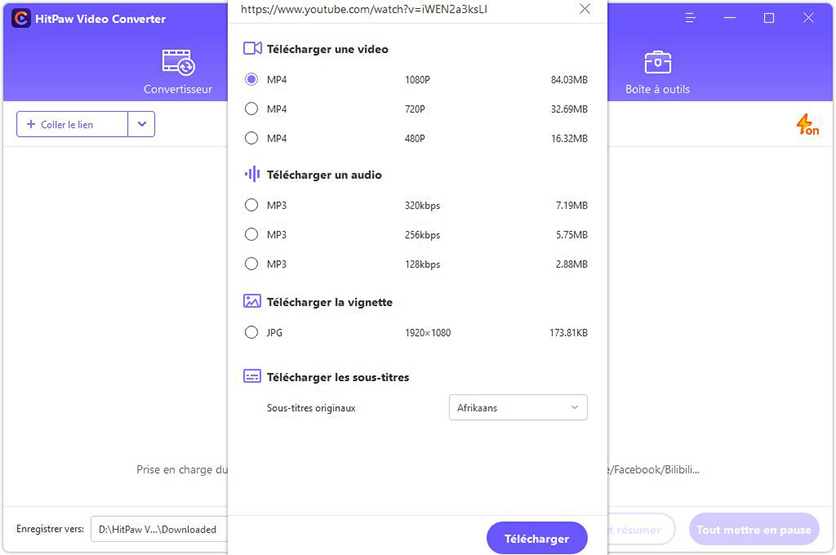 telecharger video YouTube en mp3