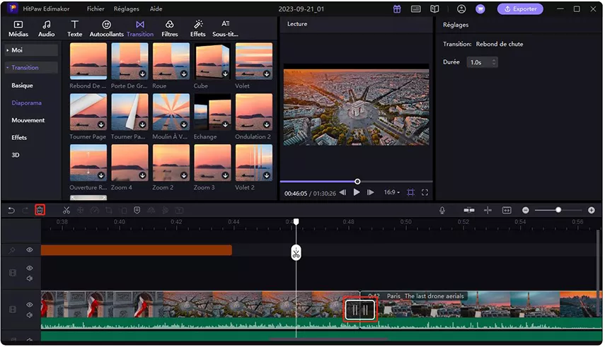 edit transitions