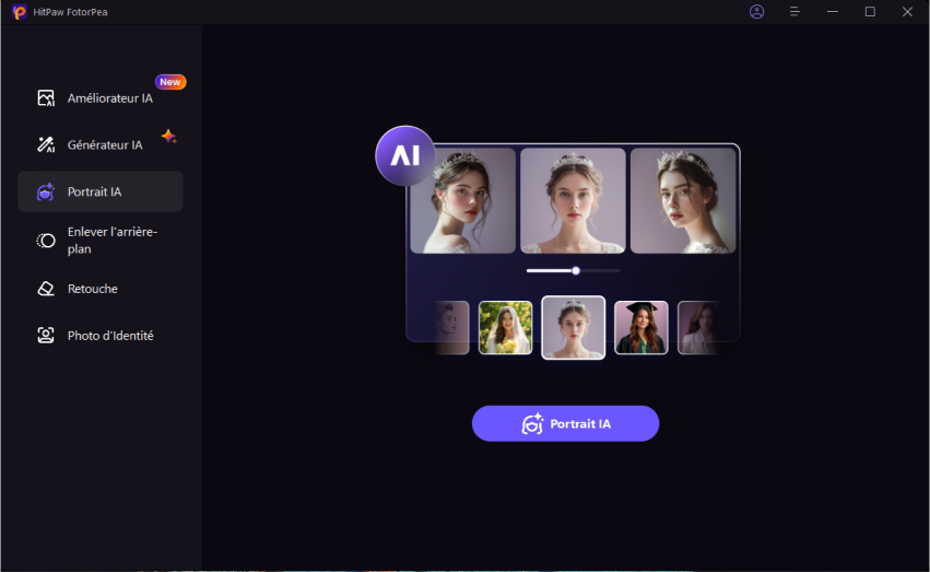 enter ai portrait function