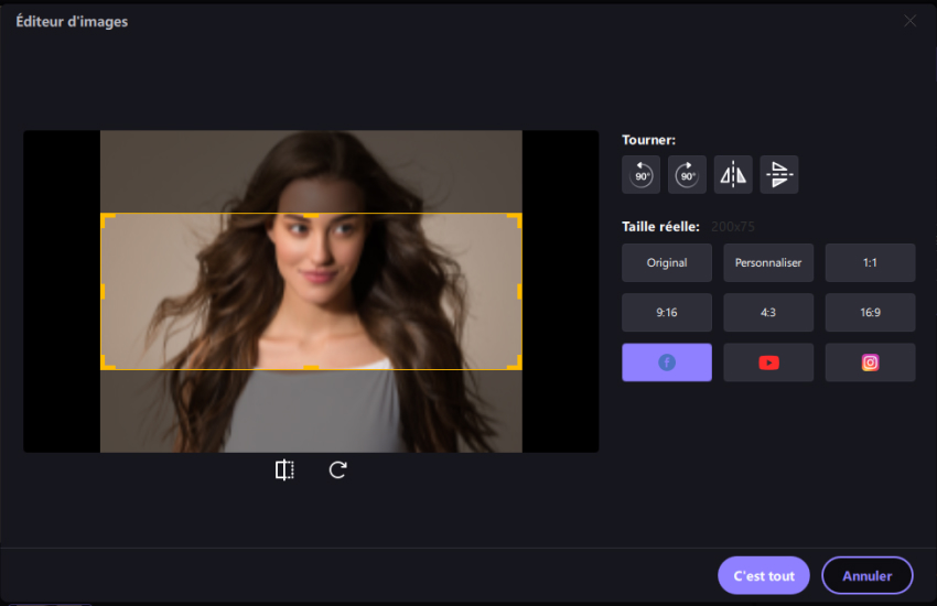 2 Méthodes pour redimensionner photo de profil Facebook [En 2024]