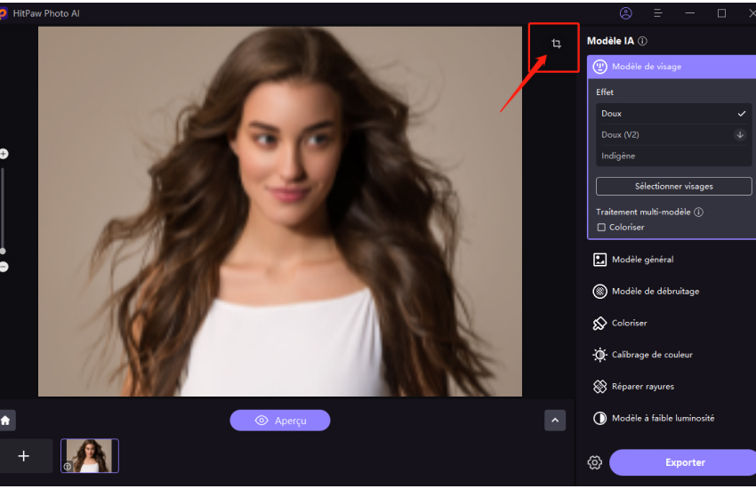 hitpaw recadrer photo profil facebook