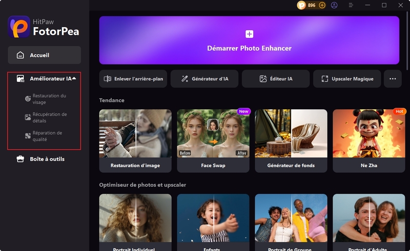 utiliser HitPaw pour améliorer les photos
