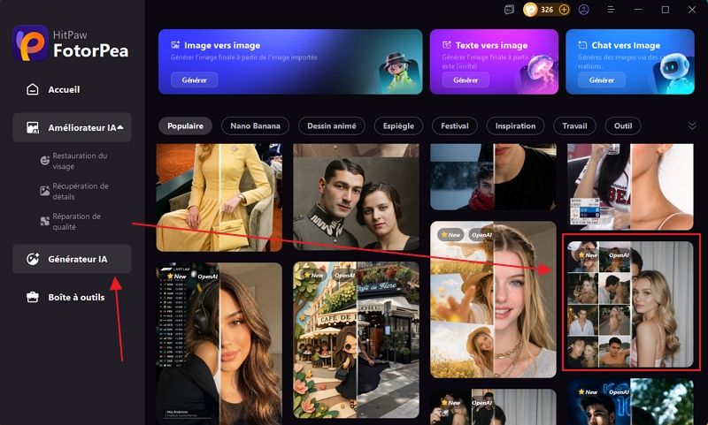 HitPaw FotorPea interface
