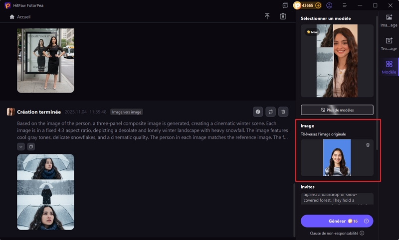 Téléverser votre photo