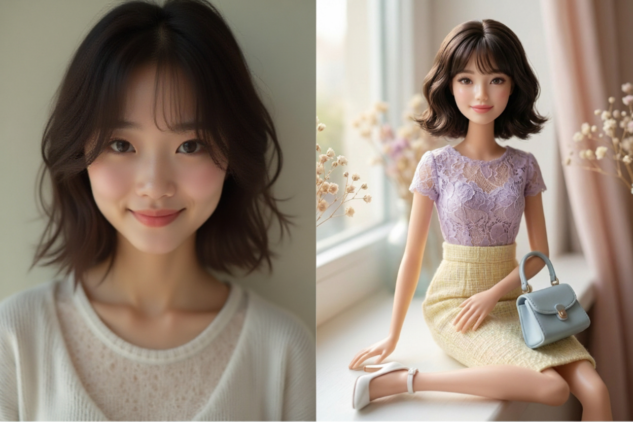 Image IA style Barbie