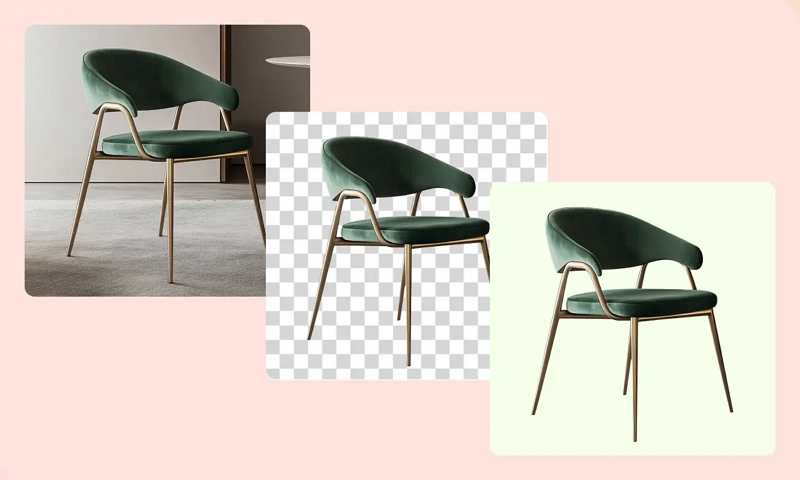 fond vert pour une photo de produit