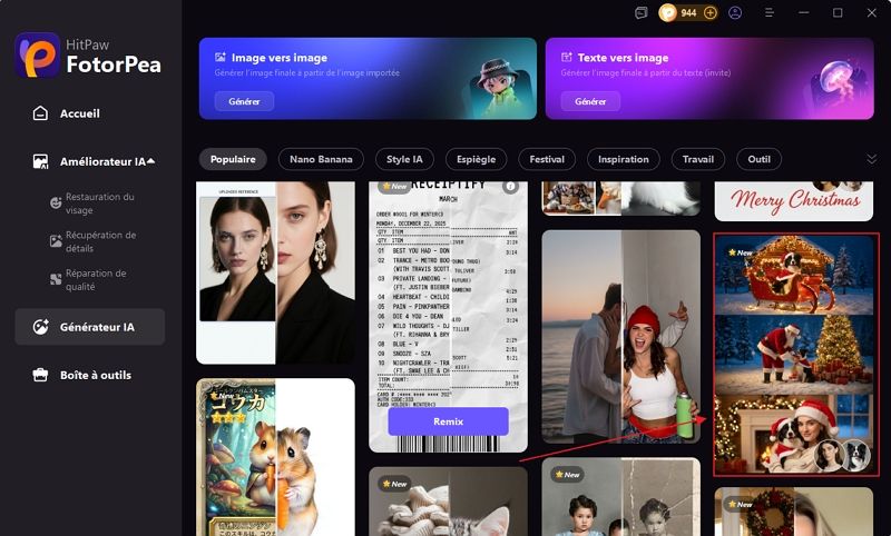 génération d'images Fotorpea
