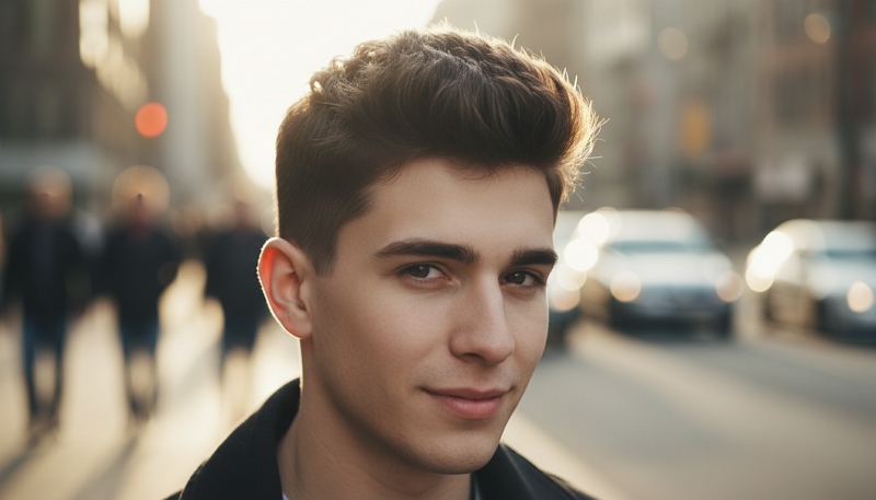 Cheveux Épais Homme Coupe Textured Crop