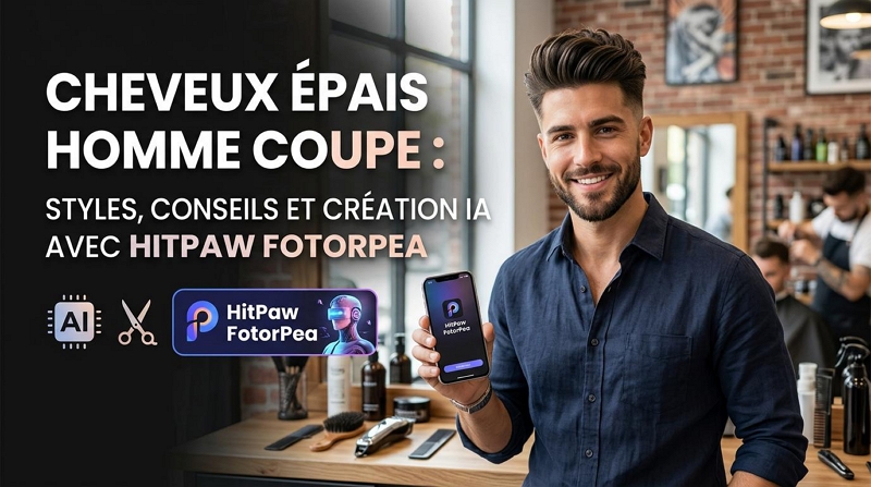 Cheveux Épais Homme Coupe