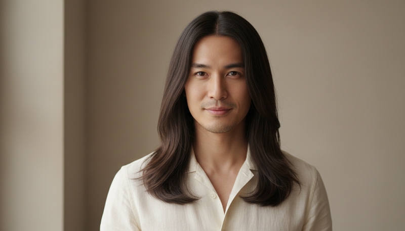 coupe cheveux long homme lisses