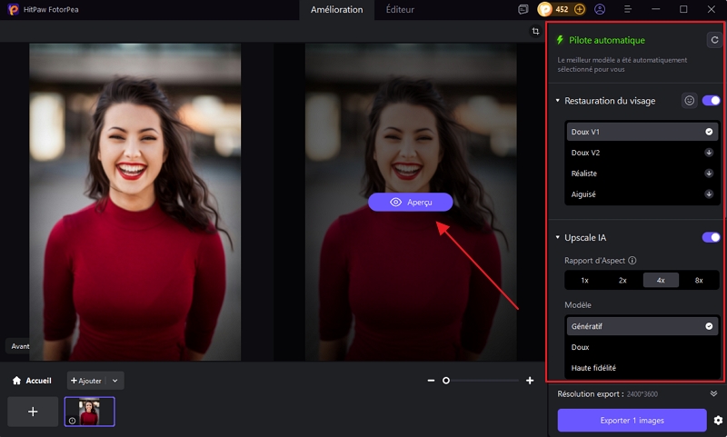 améliorateur d'image befunky