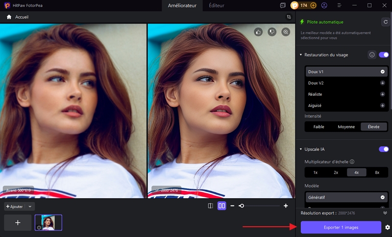 FotorPea améliorer la qualité image