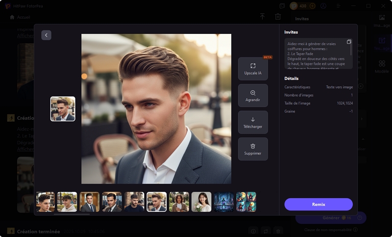 coupe de cheveux homme
