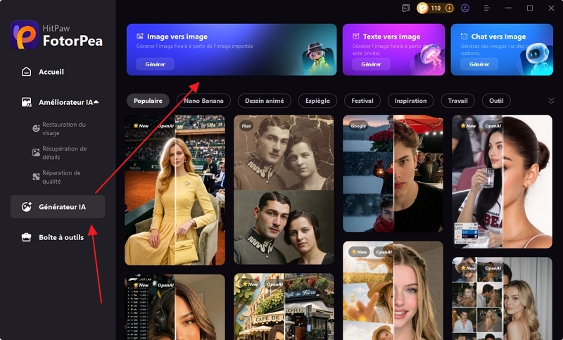 HitPaw FotorPea interface
