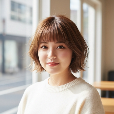 coupe courte femme tendance visage rond