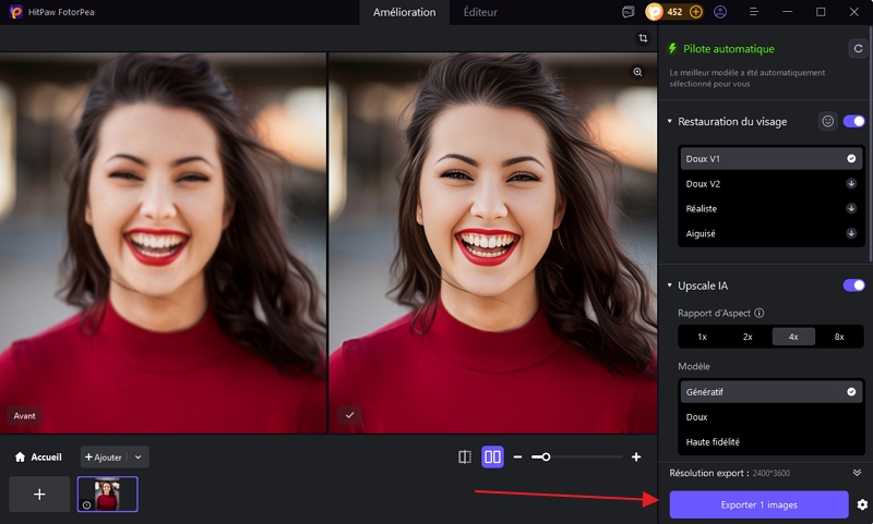 améliorateur d'image befunky