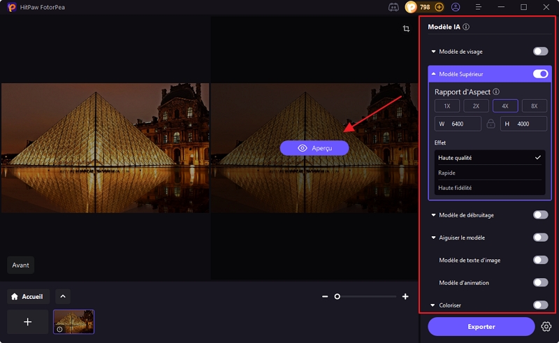 éclaircir une photo