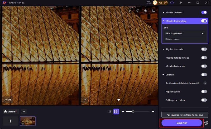 éclaircir une photo SOMBRE