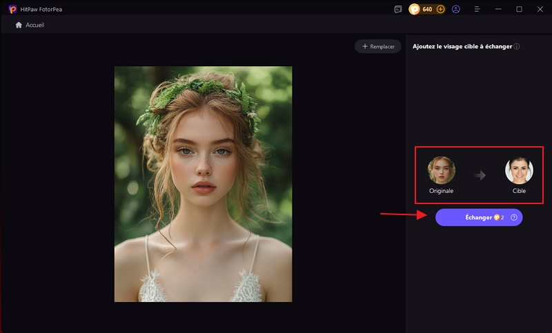 ajouter les images pour échanger