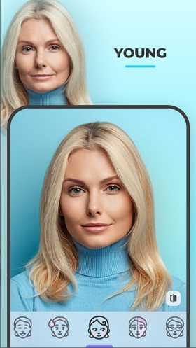 application pour vieillir – face app