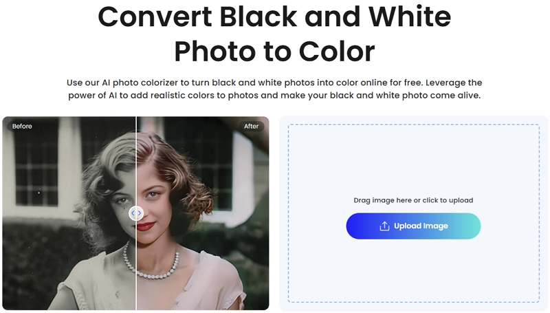 utiliser Fotor pour coloriser des photos en noir et blanc