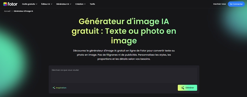 Fotor Générateur IA
