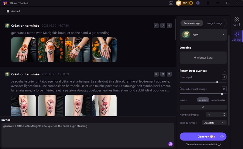 hitpaw générateur tatouage