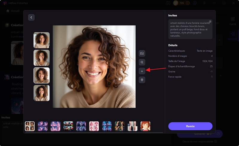 ameliorer qualite photo - hitpaw photo ai