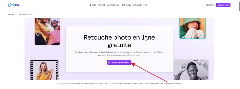 comment rendre une photo floue sur canva