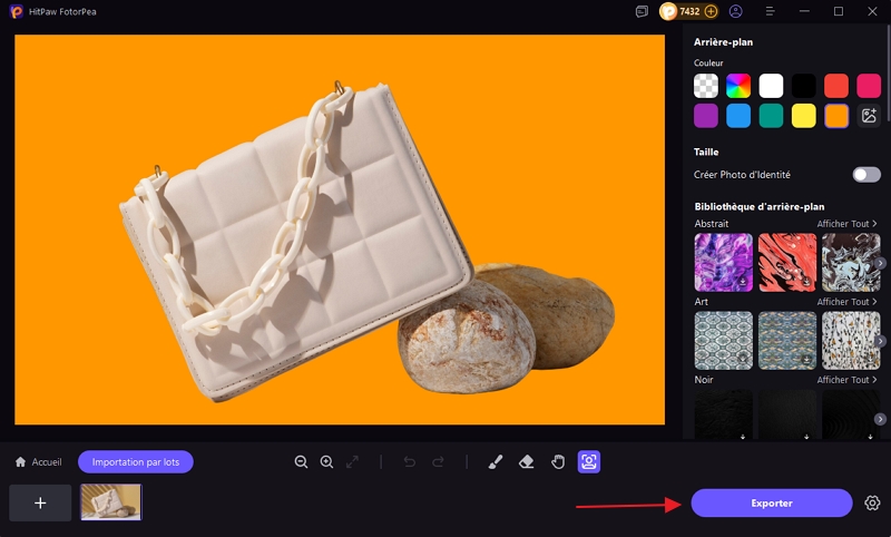 Choisir un nouveau fond