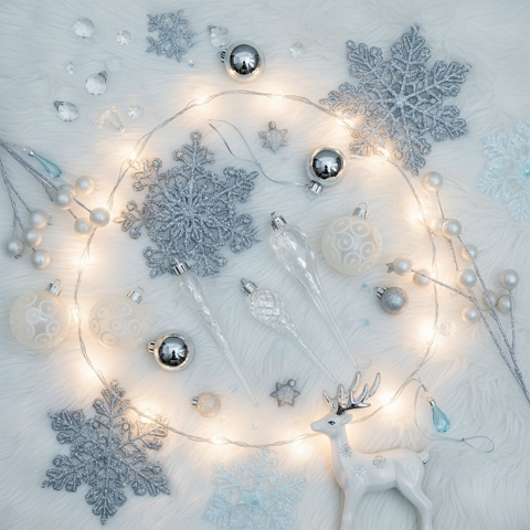 Élégant Hiver Argenté