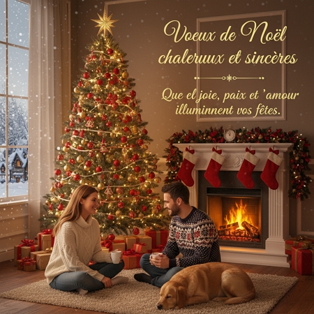 voeux pour noel