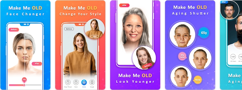 application pour vieillir – make me old