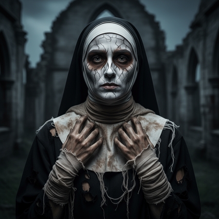 Nonne Décatie et Délabrée