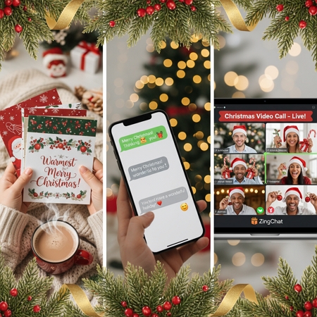 Message de Noël par Scène