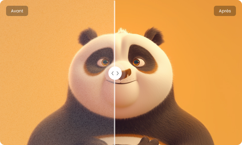 améliorer une photo pixélisée