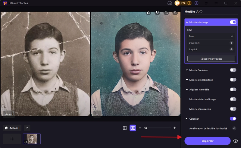 meilleure application pour restaurer les vieilles photos