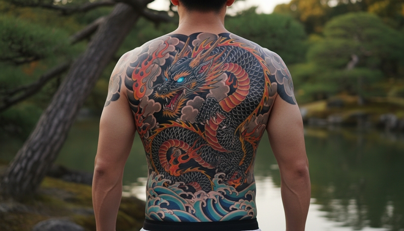 Motifs Dragon tatouages