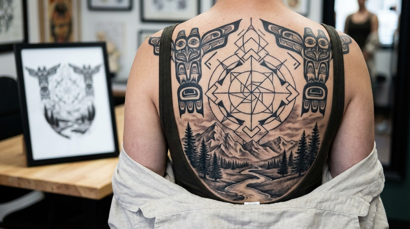 tatouage totems