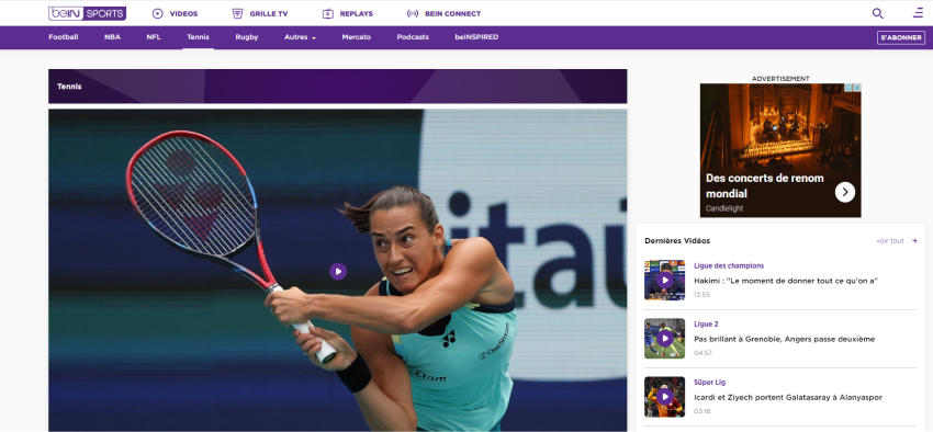 match roland garros direct