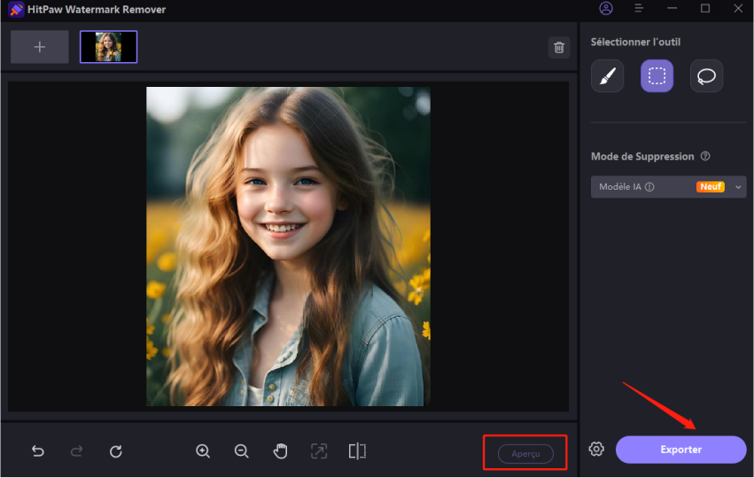 hitpaw ia effacer emoji sur photo