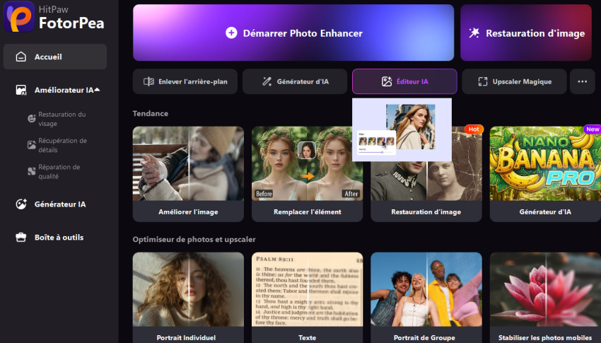 outil de retouche photo hitpaw fotorpea