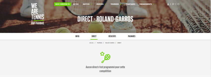 voir roland garros en direct