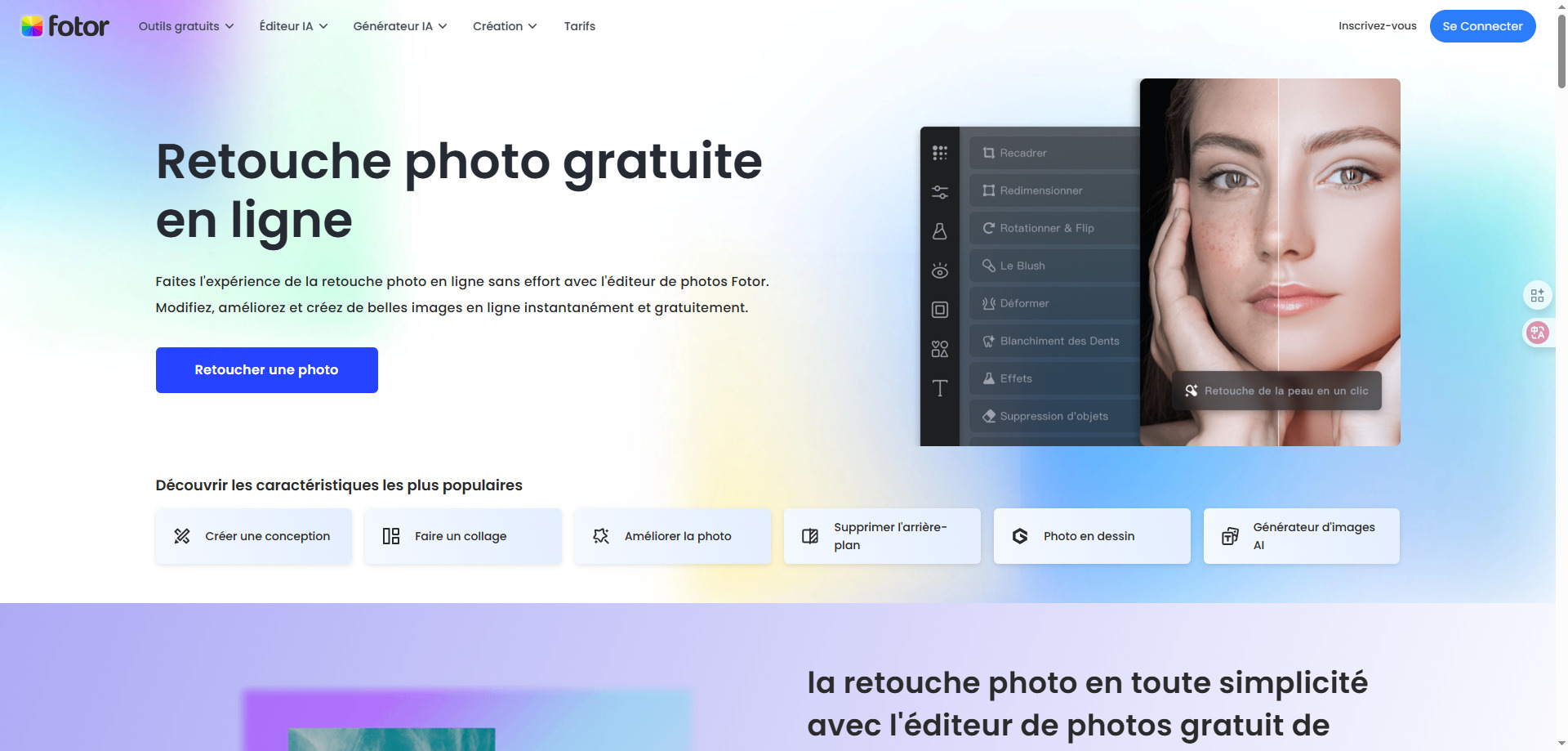 Fotor enlever arrière-plan