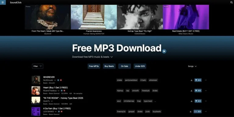 SoundClick télécharger musique mp3 gratuitement sans inscription